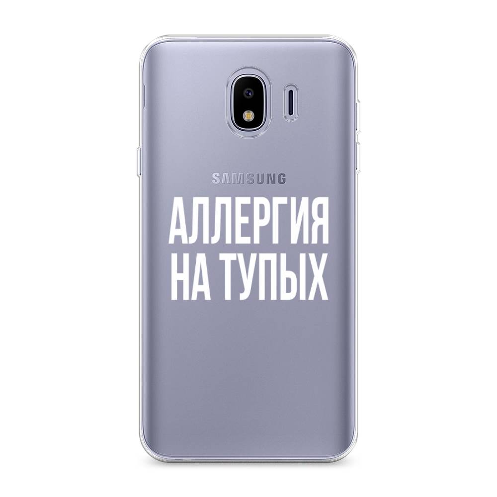 фото Чехол awog "аллергия на тупых" для samsung galaxy j4