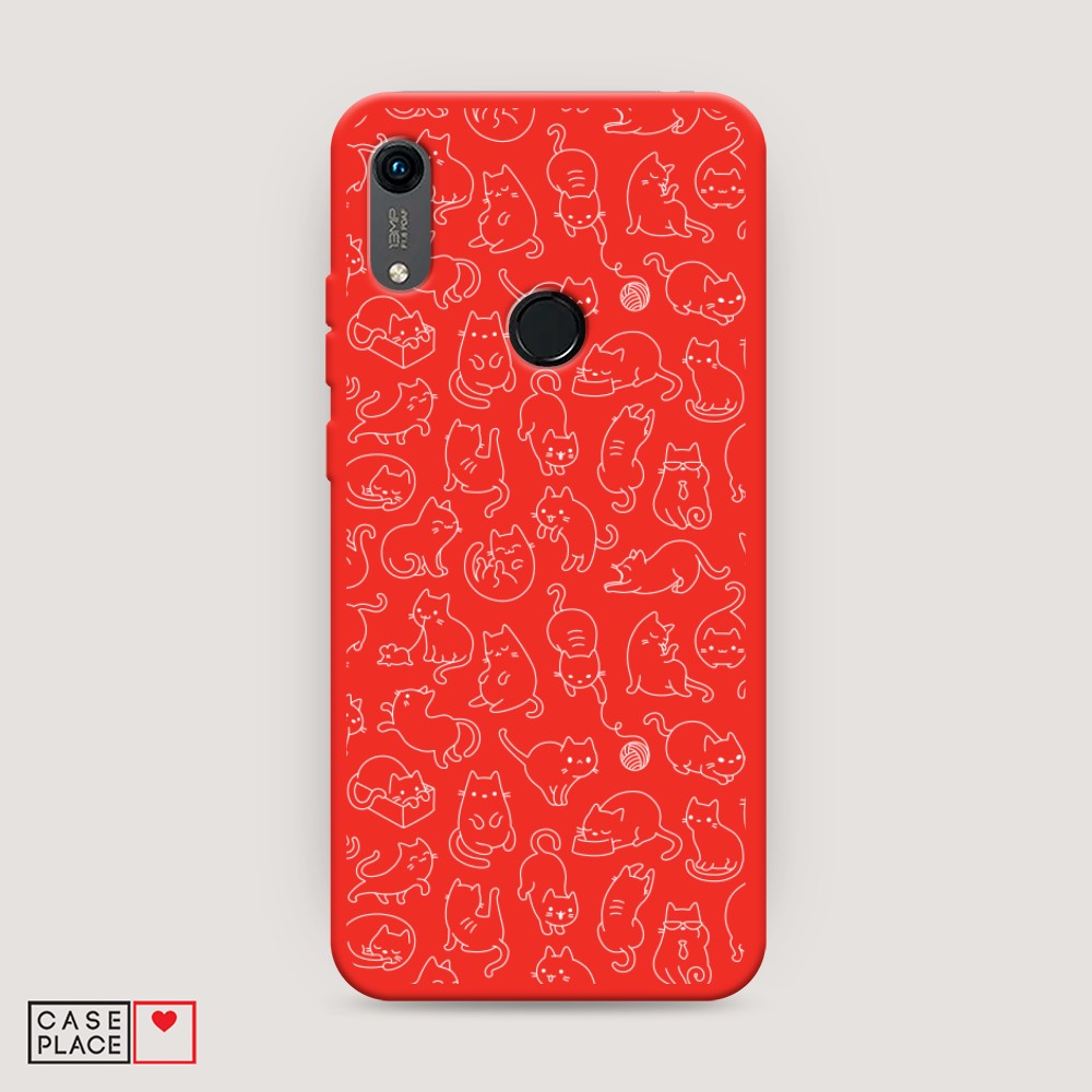 

Чехол Awog на Huawei Y6 2019/Honor 8a/8a Pro/Y6s "Шкодливые котики", Разноцветный, 68753-1