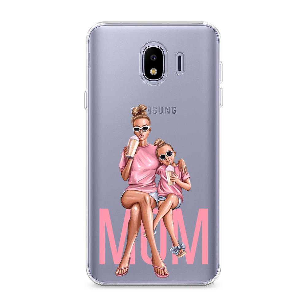 

Чехол Awog на Samsung Galaxy J4 "Lovely mom", Синий;бежевый;розовый, 26450-7