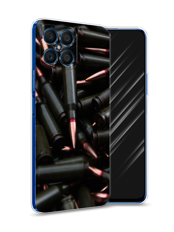 

Чехол Awog на Honor X8 "Пули черные", Черный;коричневый, 6107650-5