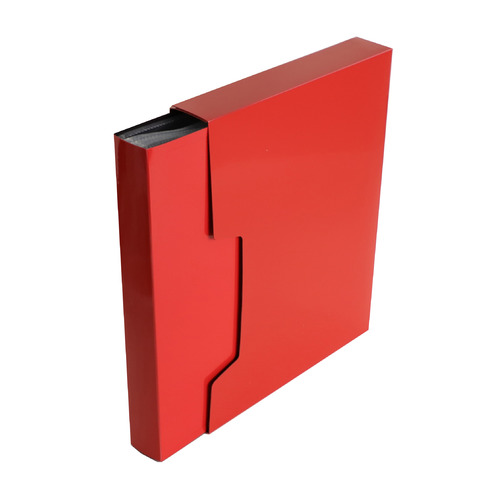 

Упаковка папок Бюрократ DeLuxe DLVBOX80RED, 80шт вкладышей, A4 пластик красный 14шт в уп.