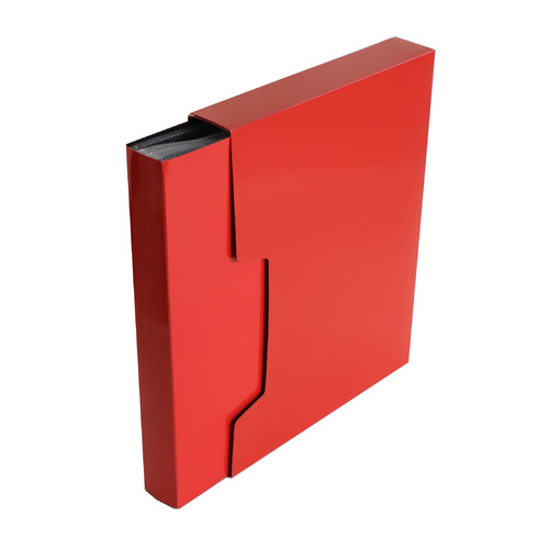 

Упаковка папок Бюрократ DeLuxe DLVBOX100RED 100шт вкладышей A4 пластик 0.7мм красный