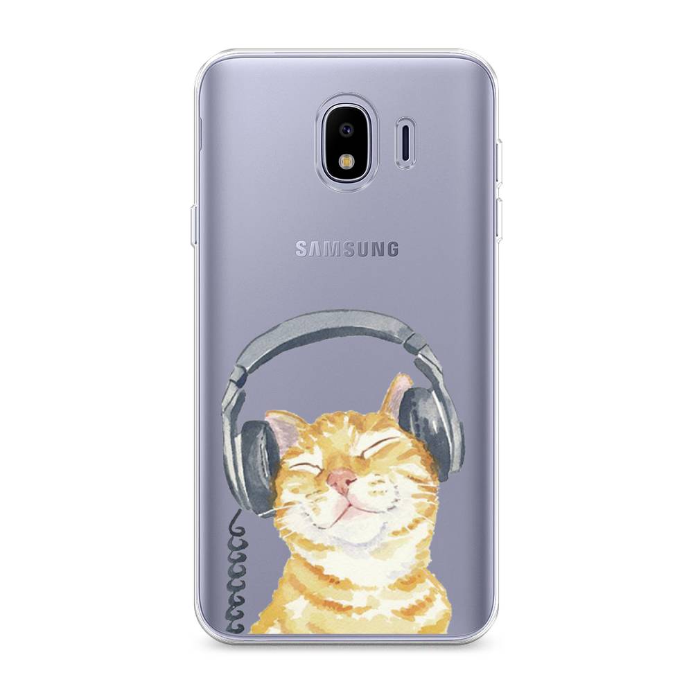 

Чехол Awog "Кот меломан" для Samsung Galaxy J4