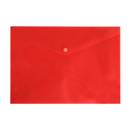 

Упаковка конвертов на кнопке Бюрократ DeLuxe DL801RED/1, A4 пластик, 0.18мм, красный