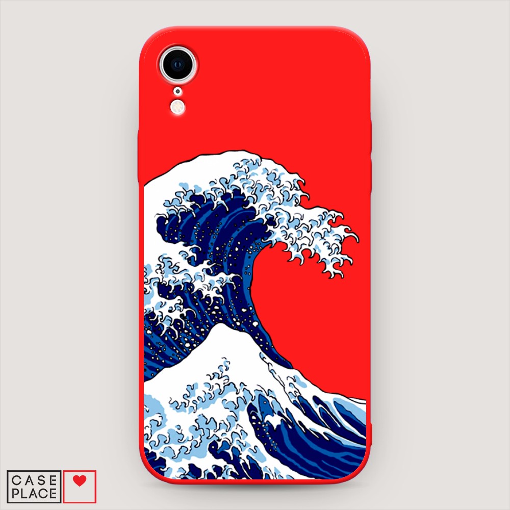 

Чехол Awog на Apple iPhone XR (10R) / Айфон XR (10R) "Волна в Канагаве", Разноцветный, 12053-1