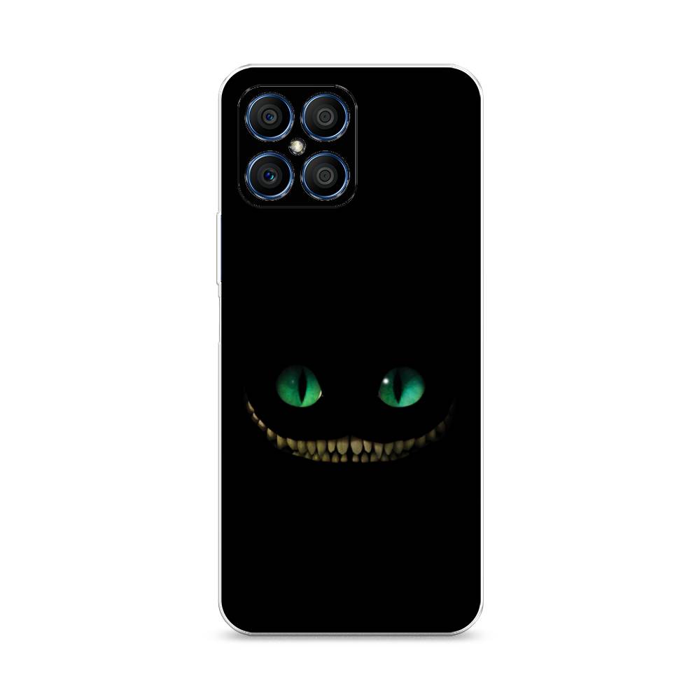 

Чехол Awog "Зеленоглазый чеширский кот" для Honor X8, Черный, 6107650-10