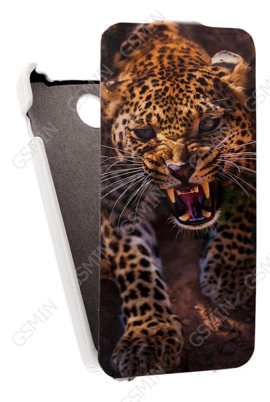 

Кожаный чехол для Explay Joy Art Case (Белый) (Дизайн 147)