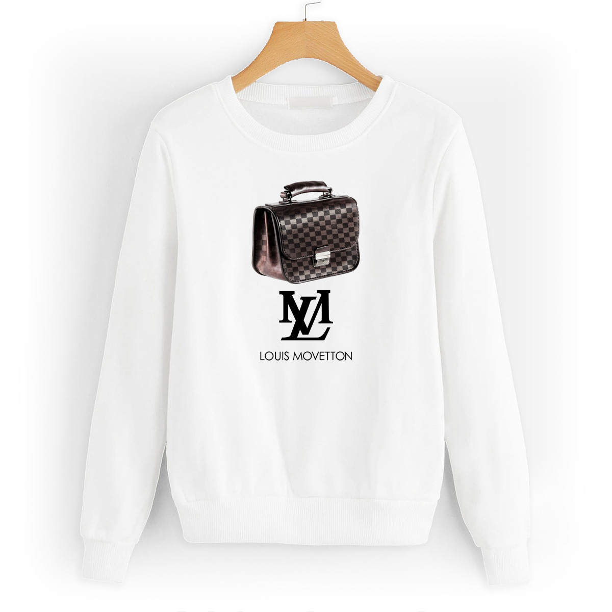 

Свитшот белый CoolPodarok Louis Movetton, 42W02537