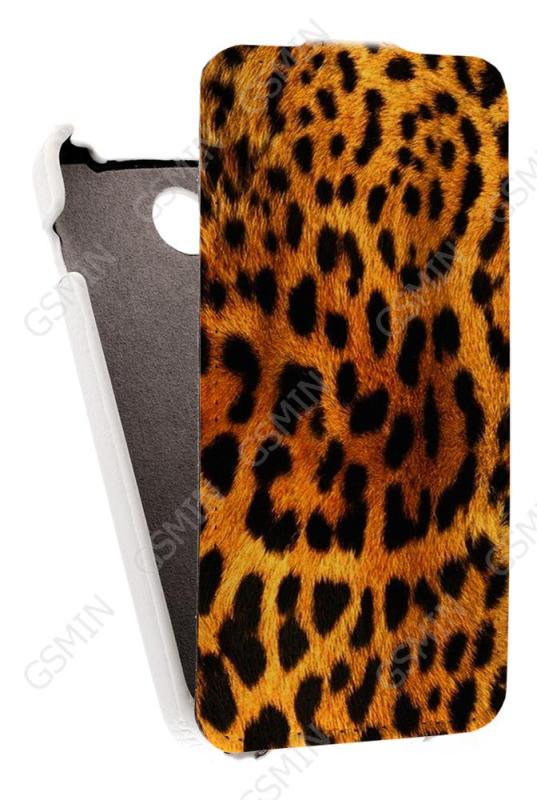 

Кожаный чехол для Explay Joy Art Case (Белый) (Дизайн 144)
