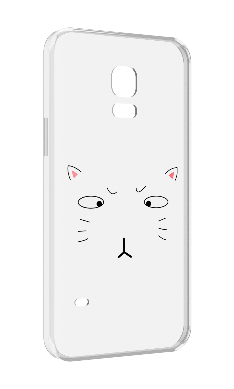 

Чехол MyPads кот-части-лица для Samsung Galaxy S5 mini, Прозрачный, Tocco