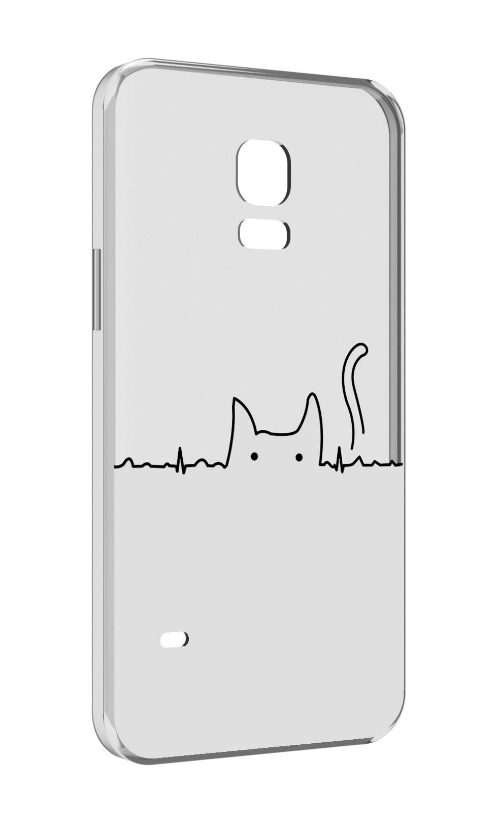 

Чехол MyPads кот-музыкальный для Samsung Galaxy S5 mini, Прозрачный, Tocco