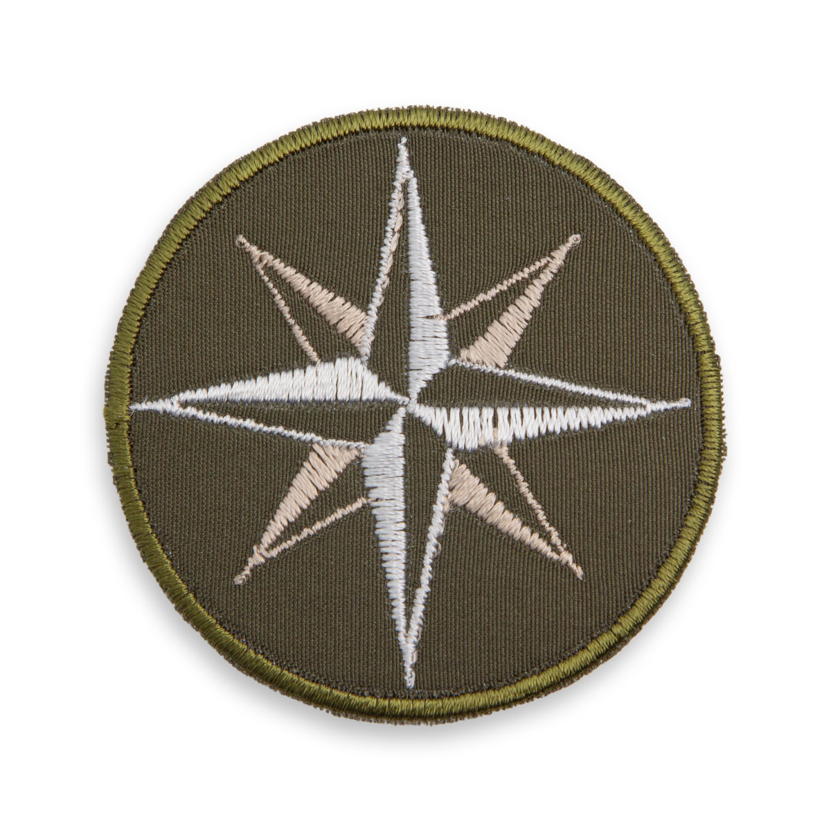 

3291 Термоаппликация apos;Роза ветровapos;, 50*50мм (10 шт) (хаки)