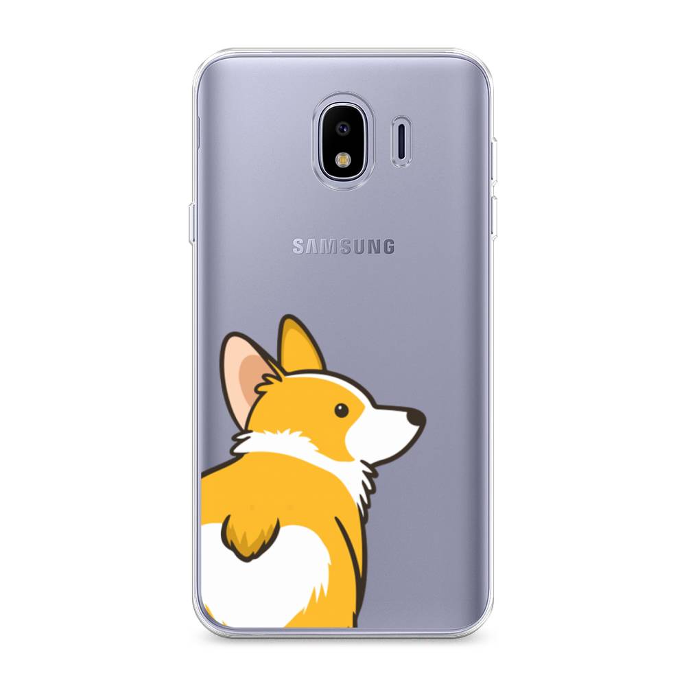 

Чехол Awog на Samsung Galaxy J4 "Корги следуй за мной", Желтый;бежевый;белый, 26450-2