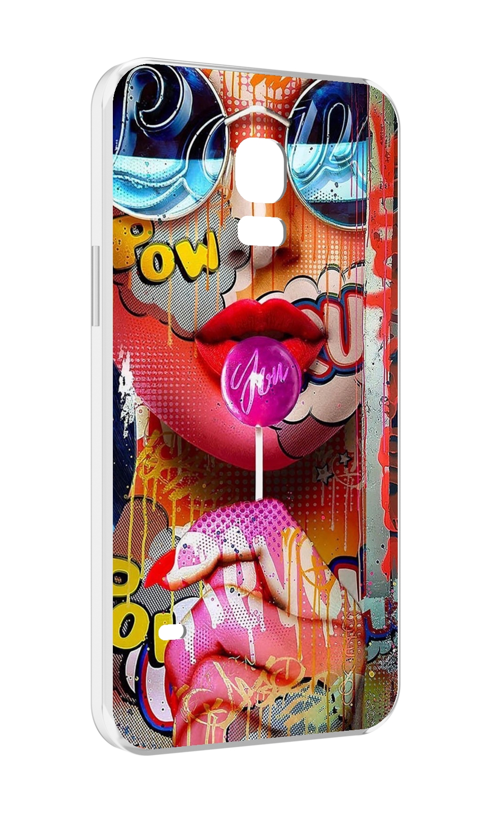 

Чехол MyPads комикс-девушка женский для Samsung Galaxy S5 mini, Прозрачный, Tocco