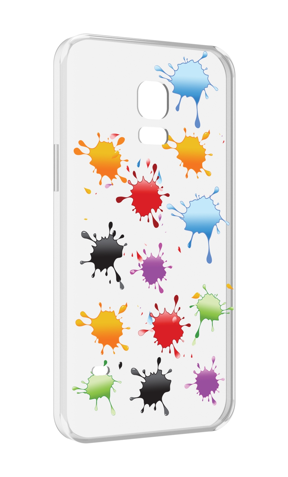 

Чехол MyPads кляксы для Samsung Galaxy S5 mini, Прозрачный, Tocco