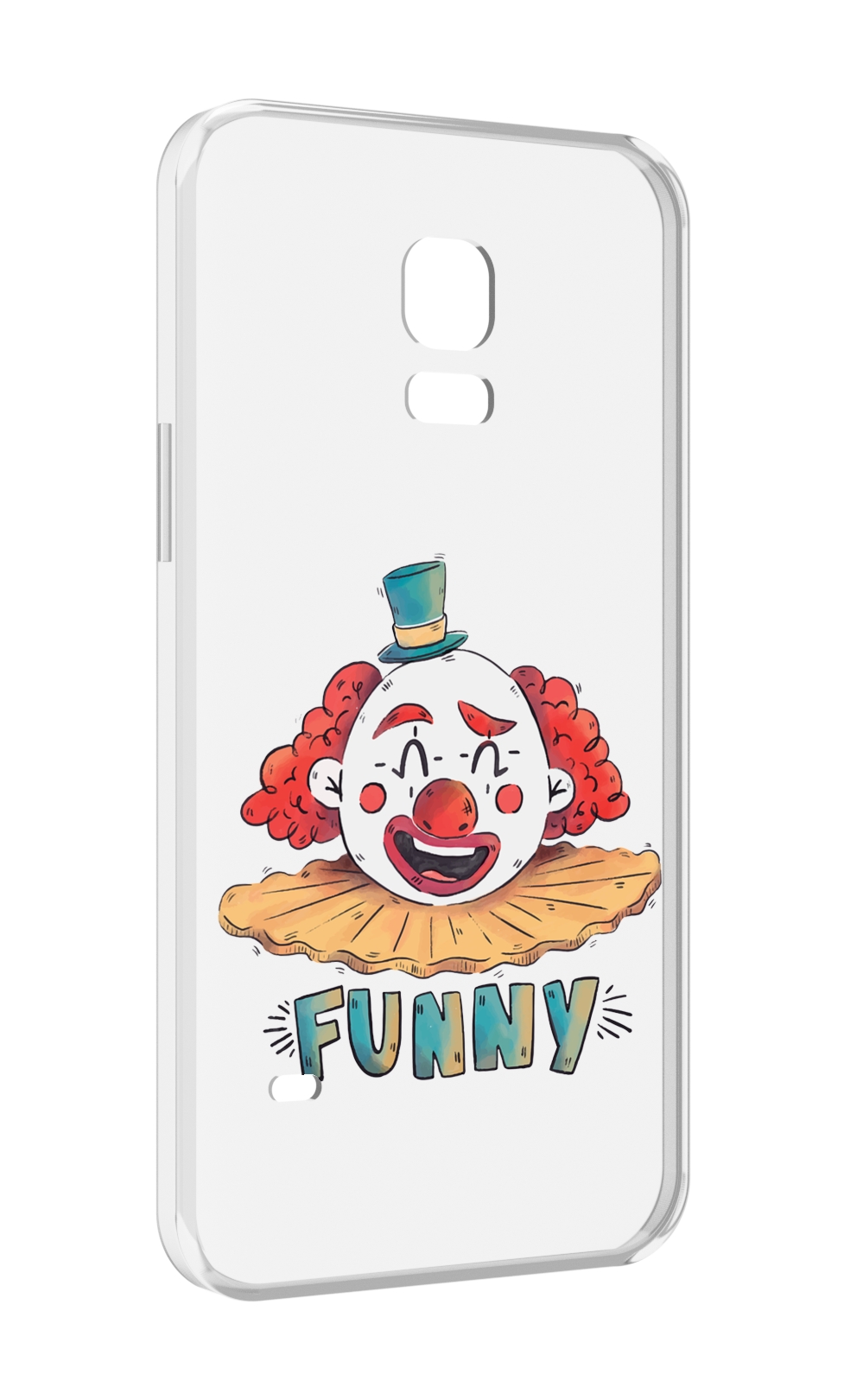

Чехол MyPads клоун-смешной для Samsung Galaxy S5 mini, Прозрачный, Tocco