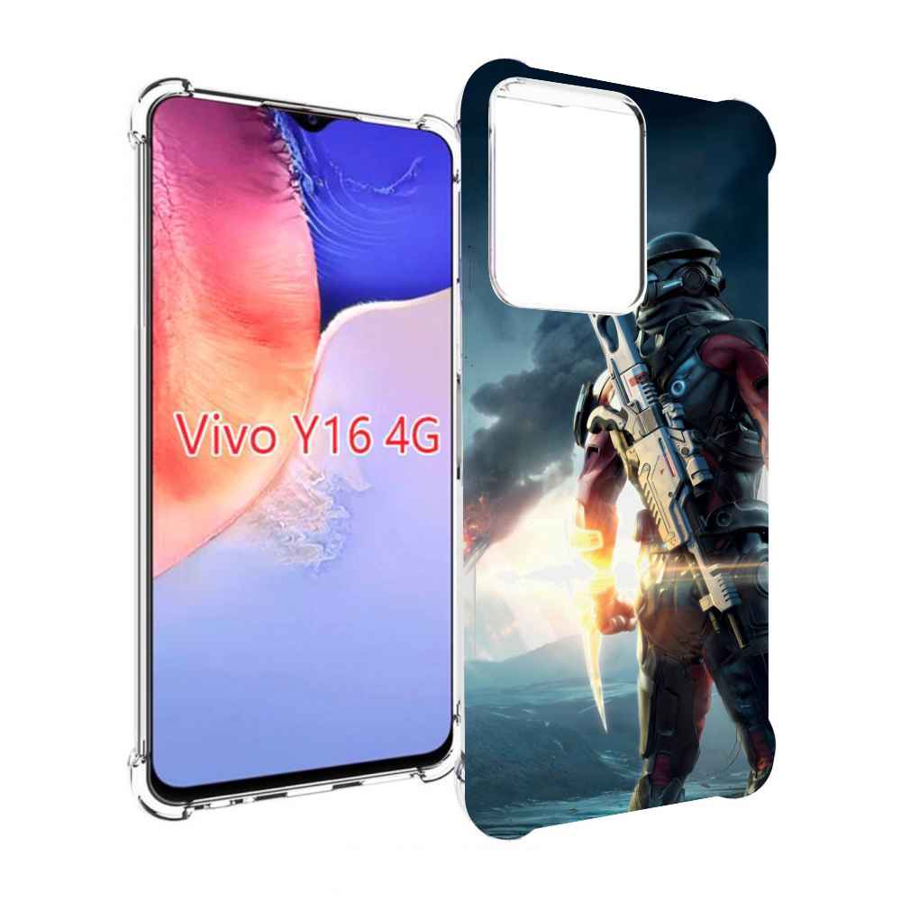 

Чехол MyPads Mass Effect Andromeda Ryder для Vivo Y16 4G/ Vivo Y02S, Прозрачный, Tocco