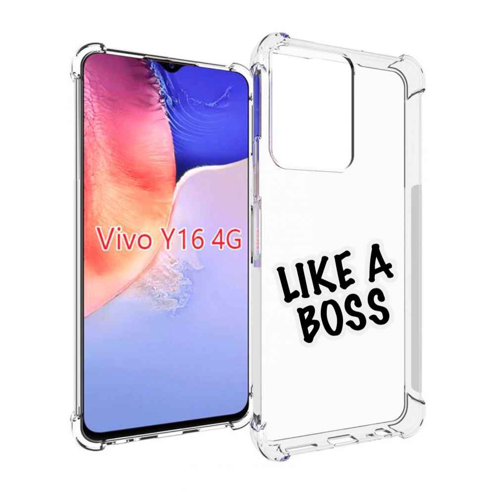 

Чехол MyPads Like-a-boss для Vivo Y16 4G/ Vivo Y02S, Прозрачный, Tocco