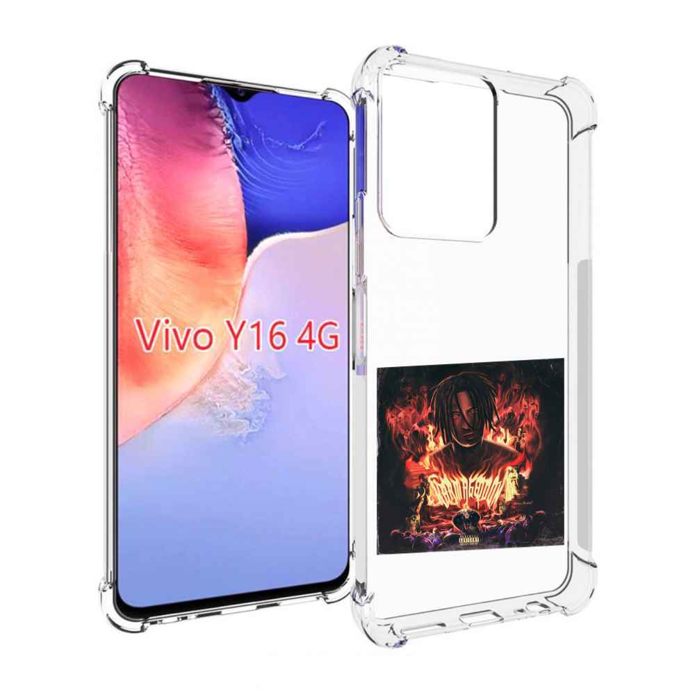 

Чехол MyPads Karmageddon Kizaru для Vivo Y16 4G/ Vivo Y02S, Прозрачный, Tocco