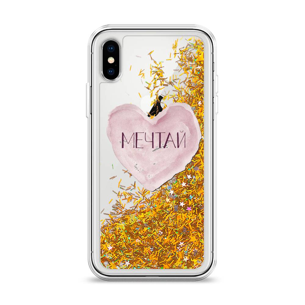 

Чехол Awog на Apple iPhone XS (10S) / Айфон XS (10S) "Мечтай сердце", 11890-1