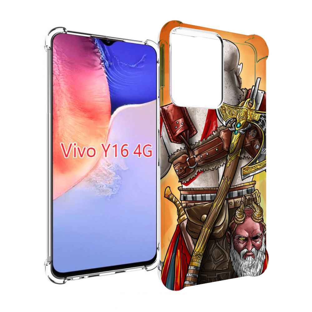 

Чехол MyPads God of War для Vivo Y16 4G/ Vivo Y02S, Прозрачный, Tocco