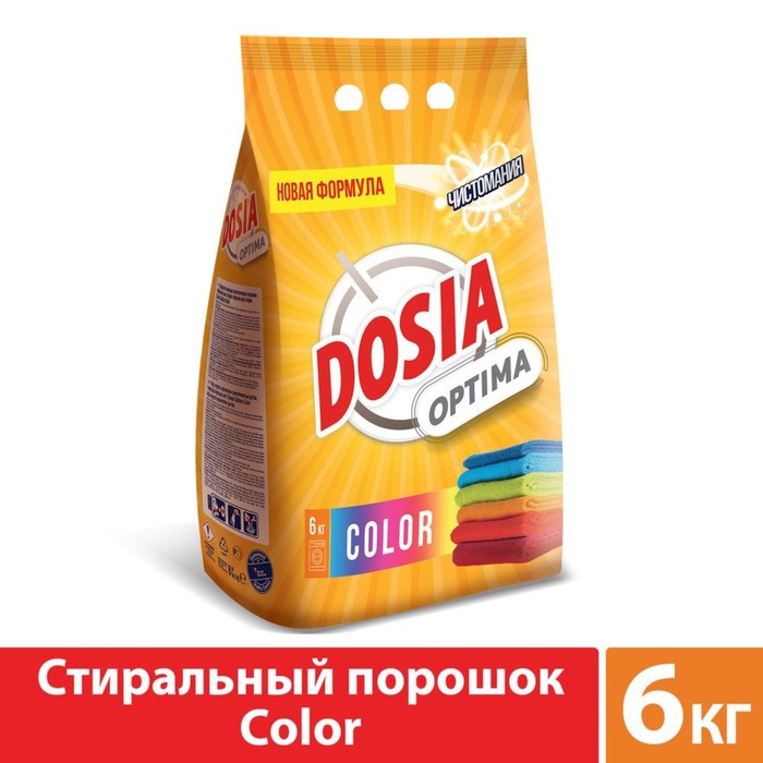 фото Стиральный порошок dosia optima color, 6 кг nobrand