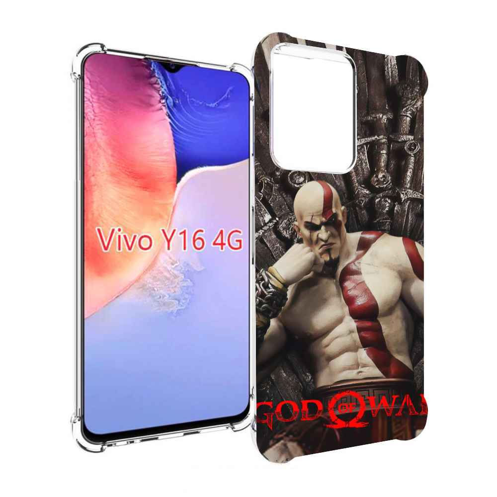 

Чехол MyPads God of War Кратос для Vivo Y16 4G/ Vivo Y02S, Прозрачный, Tocco