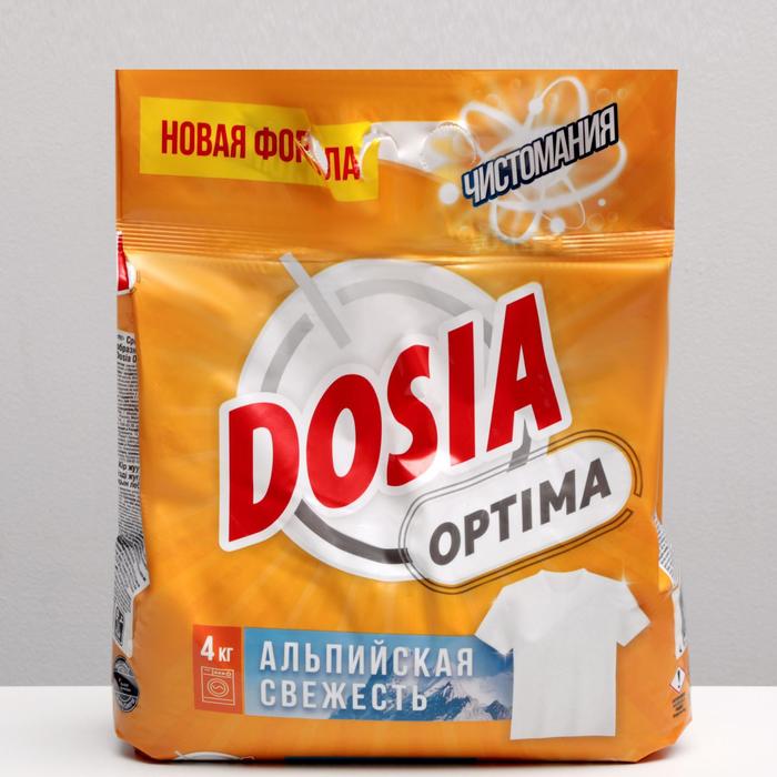 фото Стиральный порошок dosia optima альпийская свежесть, автомат, 4 кг nobrand