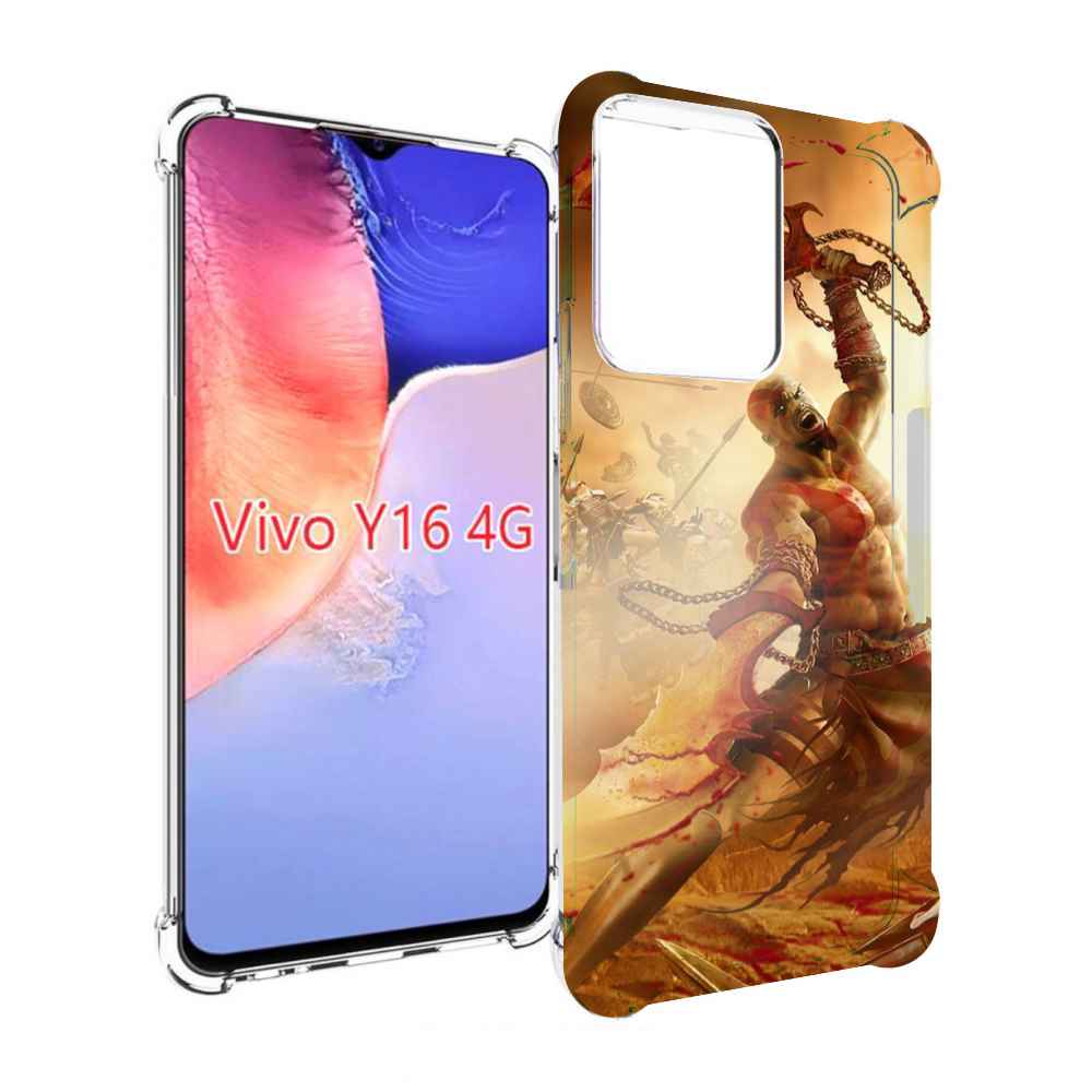 

Чехол MyPads God Of War III для Vivo Y16 4G/ Vivo Y02S, Прозрачный, Tocco