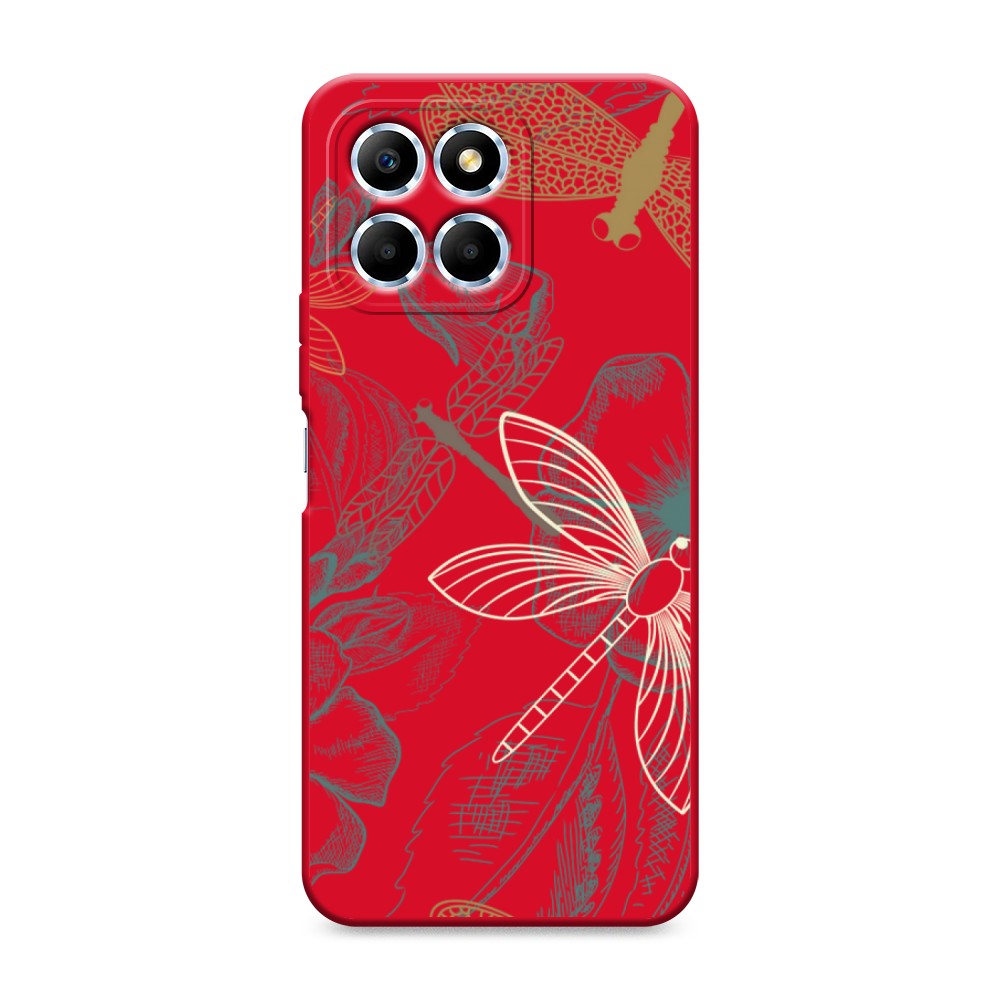 

Чехол Awog на Honor X6/X6s "Тени стрекоз", Коричневый;зеленый;белый, 6109553-1