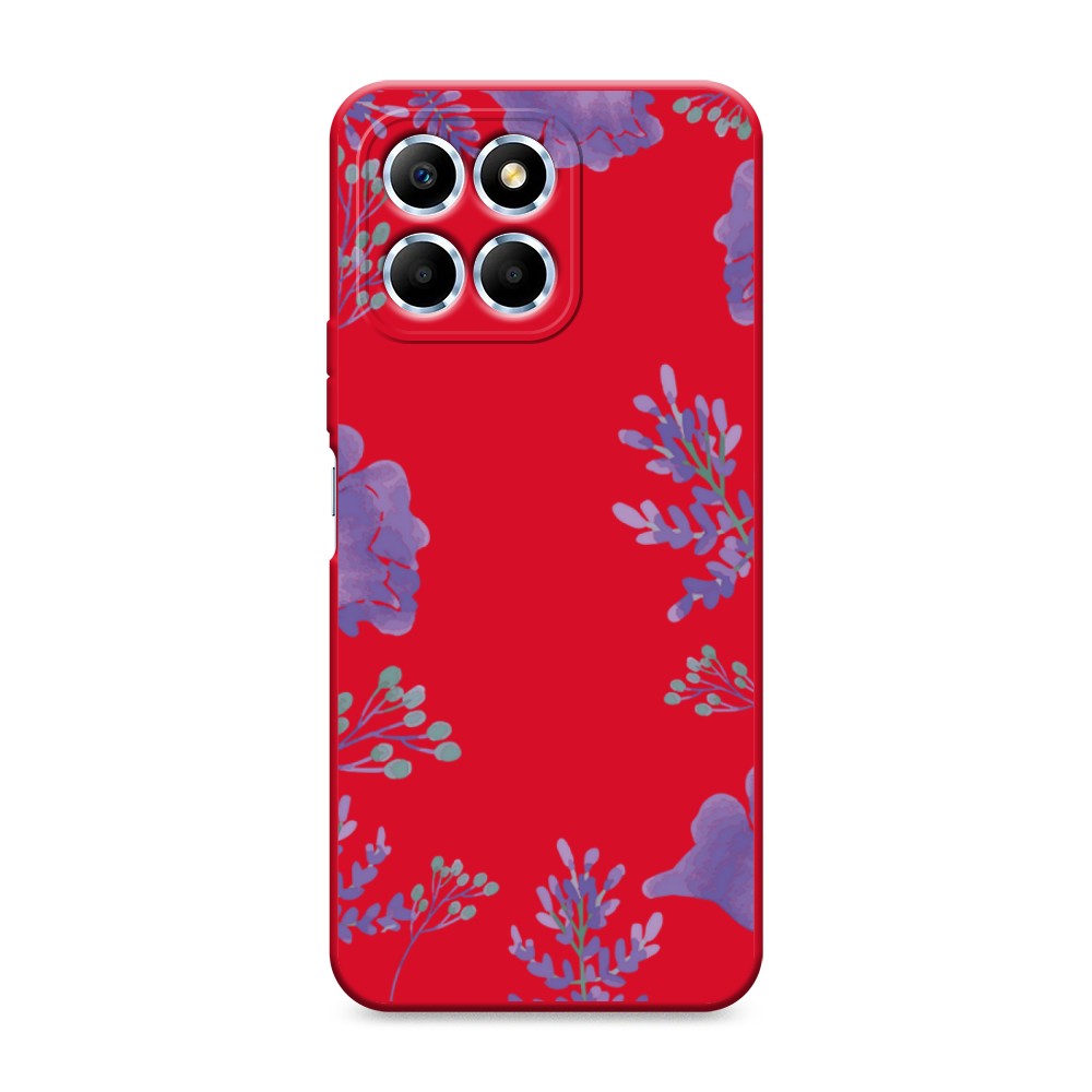 

Чехол Awog на Honor X6/X6s "Сиреневая цветочная рамка", Прозрачный;фиолетовый, 6109553-1