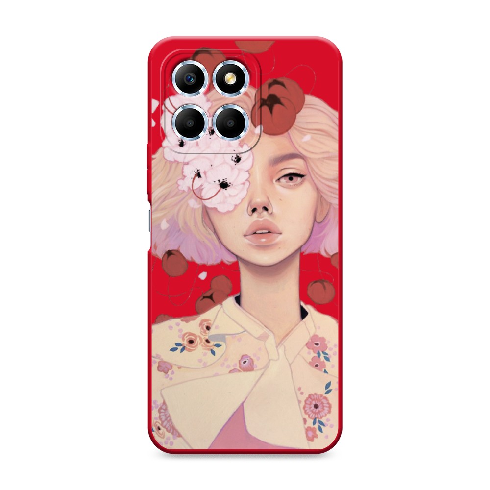 

Чехол Awog на Honor X6/X6s "Цветочная анархия", Бежевый;розовый;красный, 6109553-1