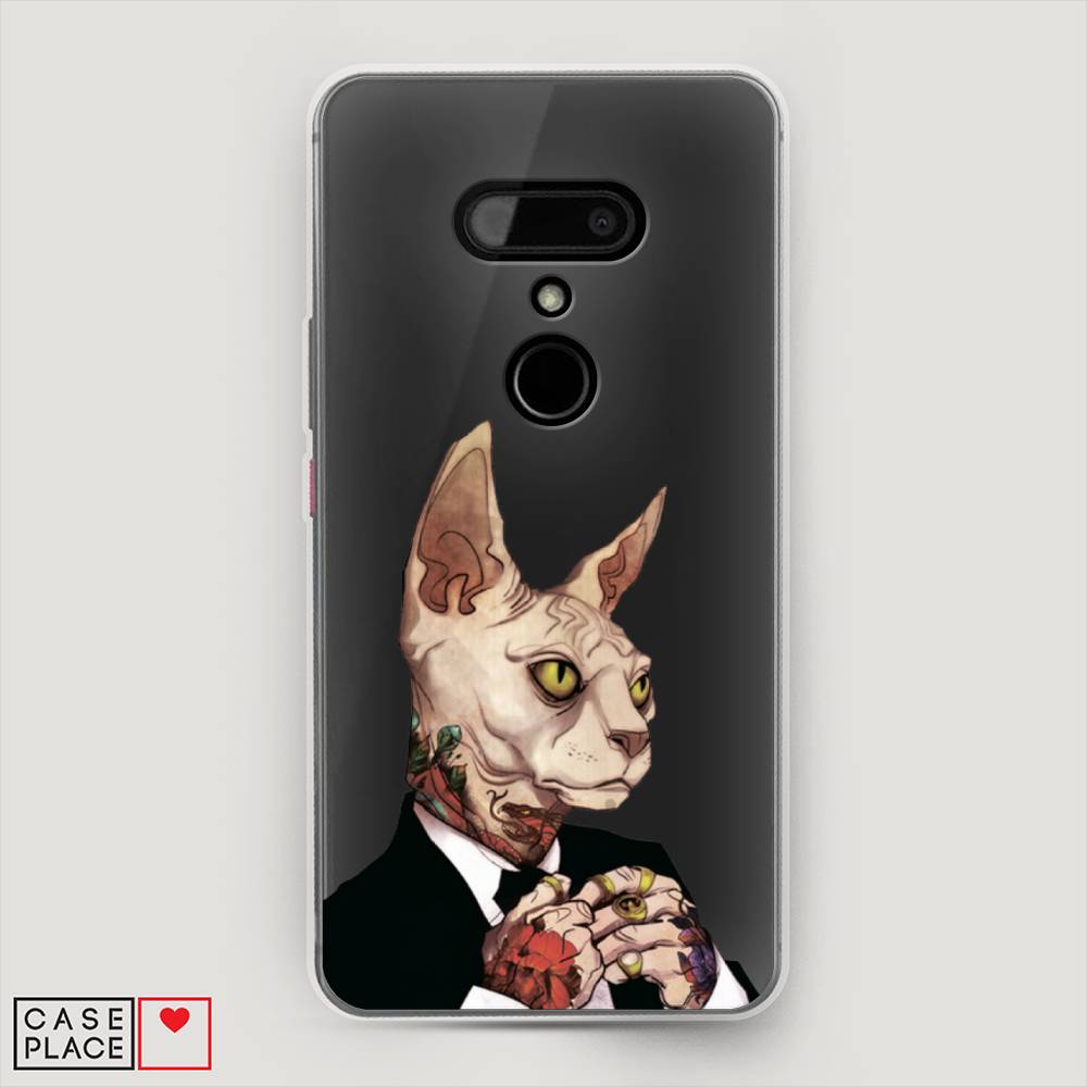 

Чехол Awog на HTC U12 / Эйчтиси U12 "Татуированный сфинкс", Разноцветный, 102050-7