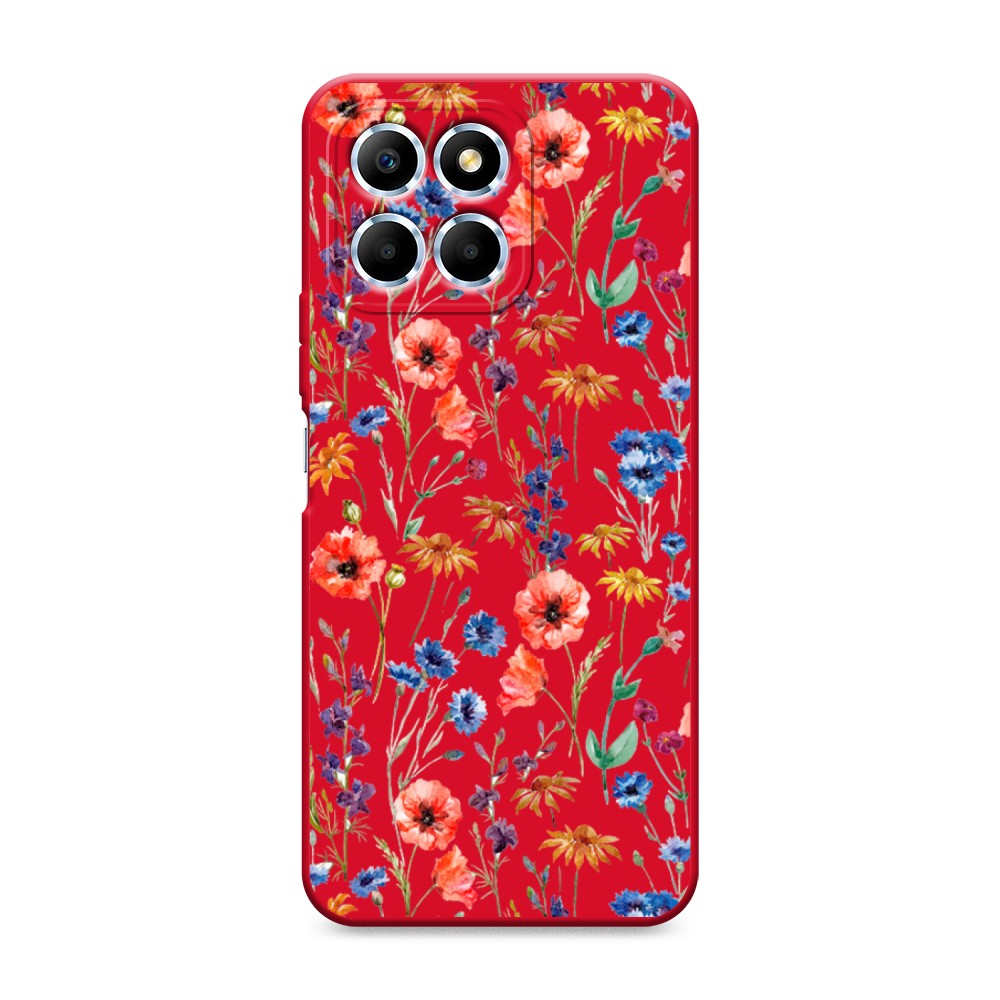 

Чехол Awog на Honor X6/X6s "Маки и васильки фон", 6109553-1
