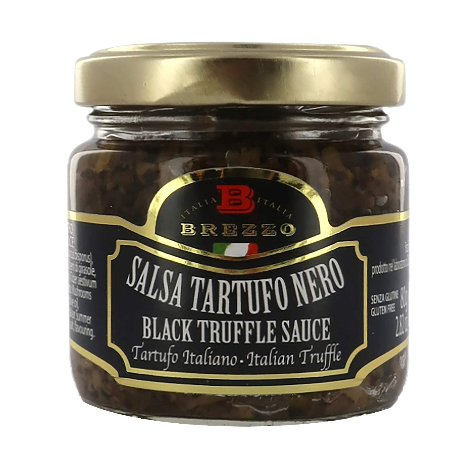 фото Крем-соус brezzo salsa tartufo nero с черным трюфелем 80 г