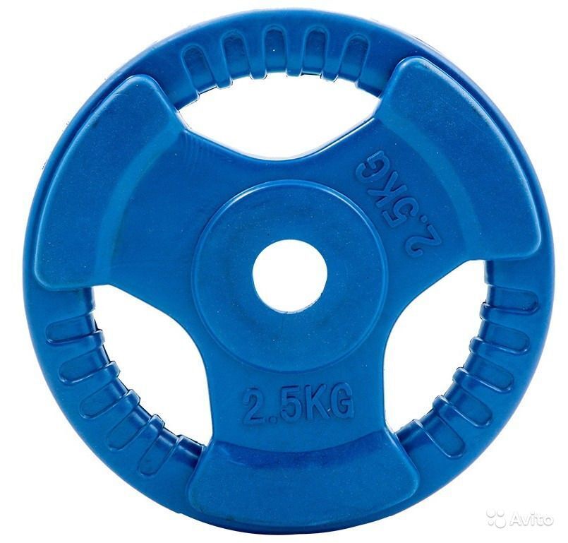 

Блин обрезиненный (d 50 мм.) 2,5 кг.