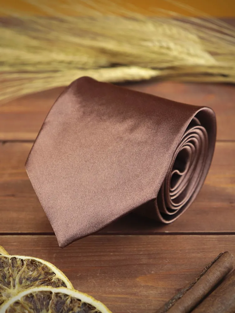 Галстук мужской 2beMan G_atlas_odnt_shr G273 шоколадный 603₽