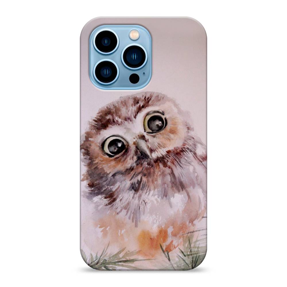 

Пластиковый чехол "Сова на розовом" на Apple iPhone 13 Pro, 14320-1