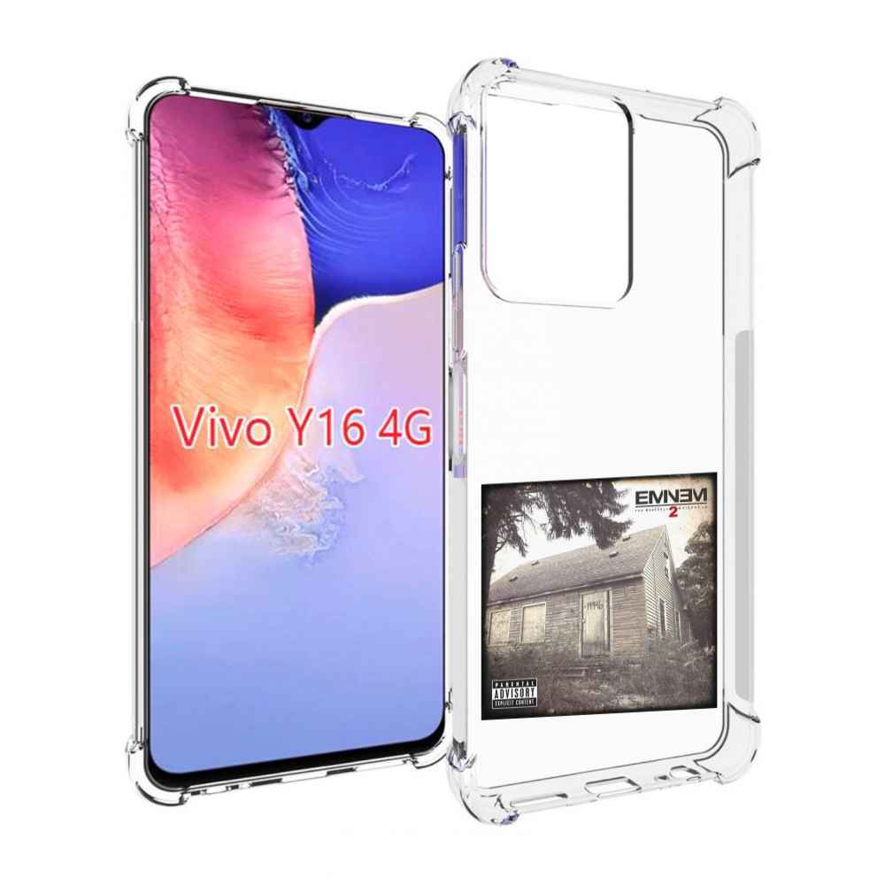

Чехол MyPads Eminem THE MARSHALL MATHERS LP 2 для Vivo Y16 4G/ Vivo Y02S, Прозрачный, Tocco