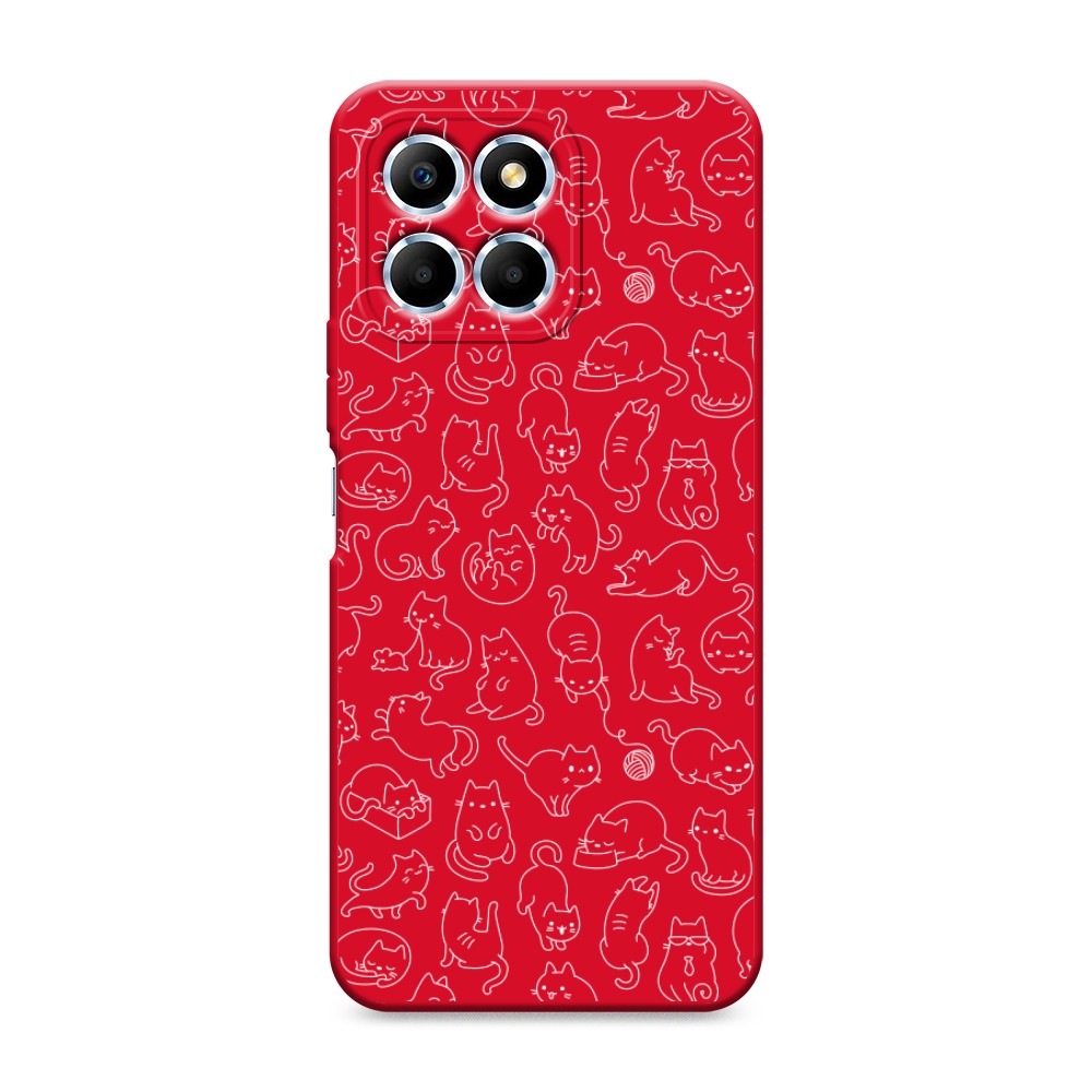 

Чехол Awog на Honor X6/X6s "Шкодливые котики", Прозрачный;бежевый, 6109553-1