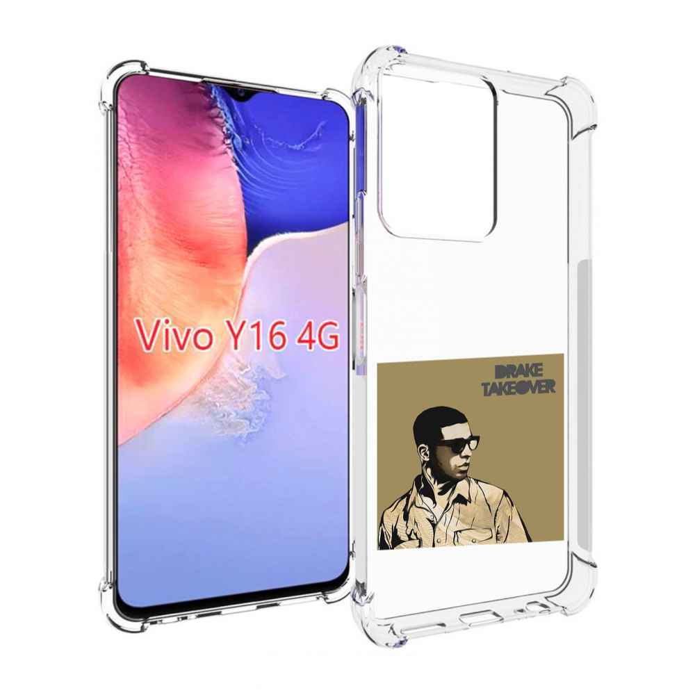 

Чехол MyPads Drake - Takeover для Vivo Y16 4G/ Vivo Y02S, Прозрачный, Tocco