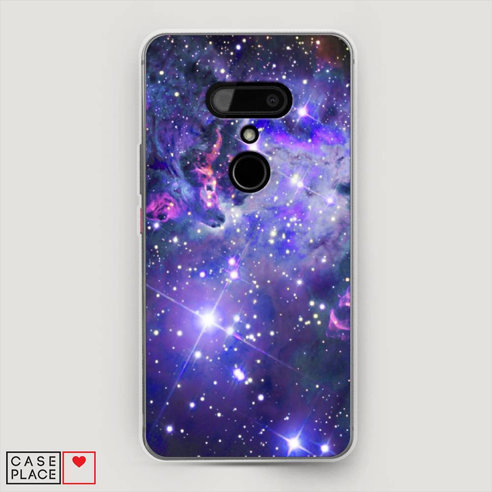 

Чехол Awog на HTC U12 / Эйчтиси U12 "Яркая галактика", Разноцветный, 102050-4