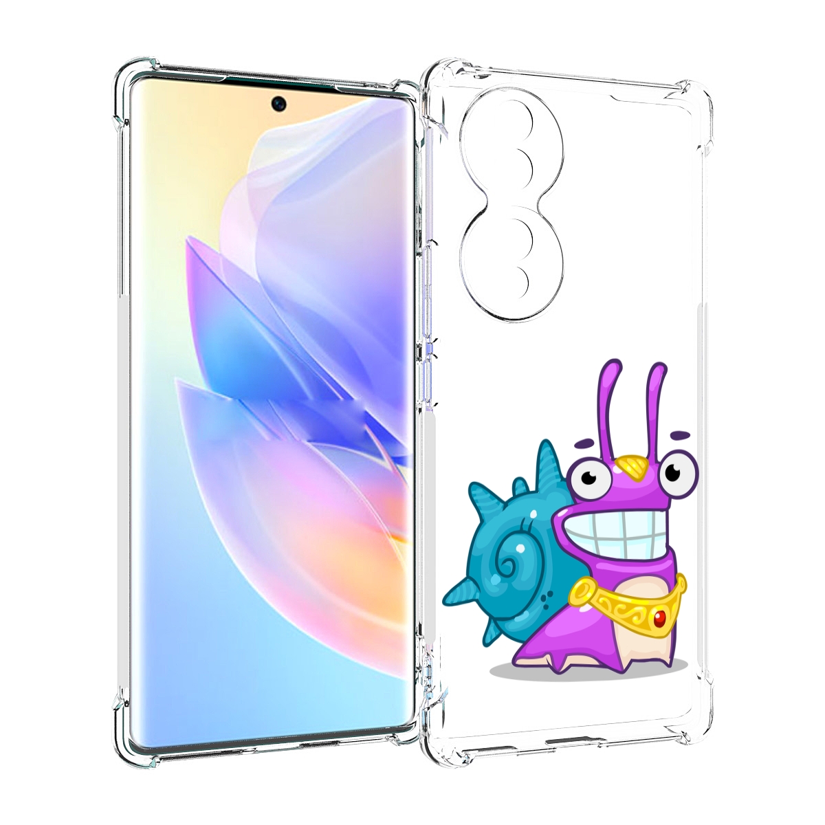 

Чехол MyPads улитка-принц для Honor 70, Прозрачный, Tocco