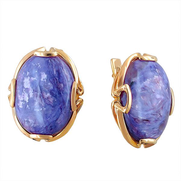 

Серьги женские из серебра Эстет С15С451584П, сердолик, С15С451584П