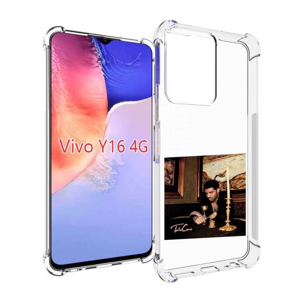 

Чехол MyPads Drake - Take Care для Vivo Y16 4G/ Vivo Y02S, Прозрачный, Tocco