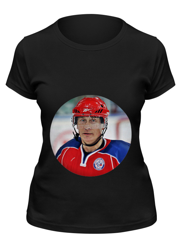 

Футболка женская Printio Vladimir putin черная 2XL, Черный, Vladimir putin