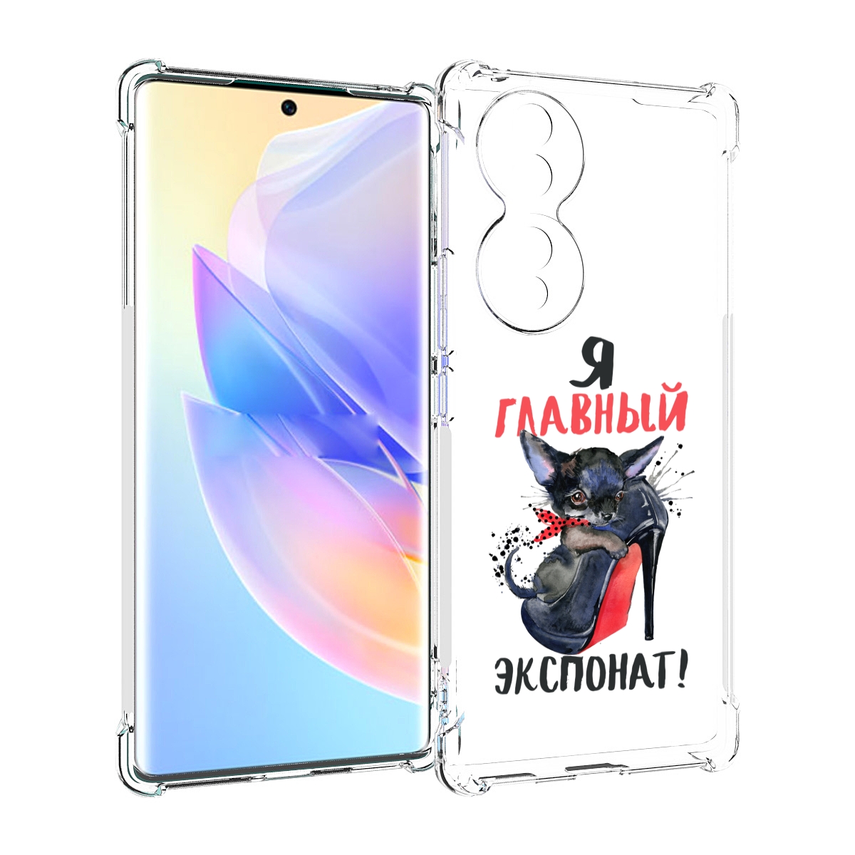 

Чехол MyPads главный экспонат для Honor 70, Прозрачный, Tocco