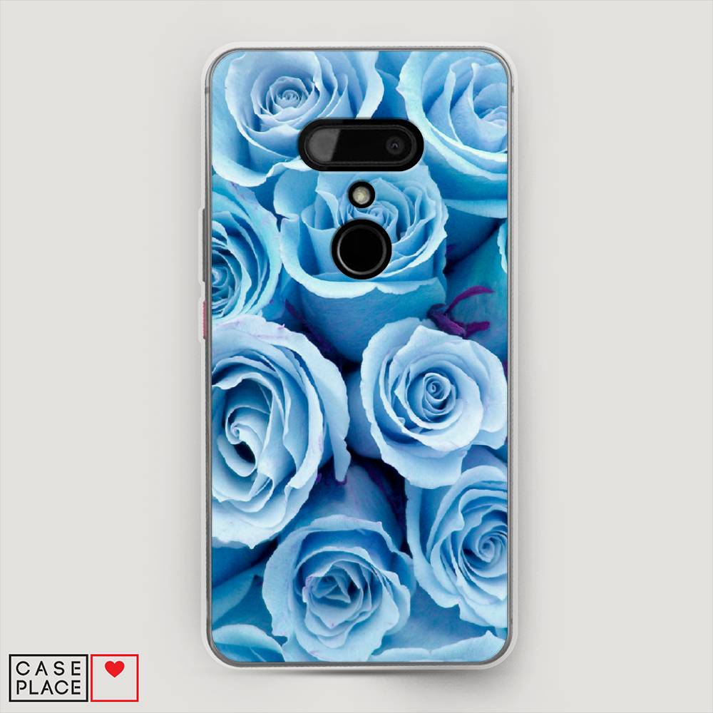 

Чехол Awog на HTC U12 / Эйчтиси U12 "Лазурные розы", Разноцветный, 102050-8