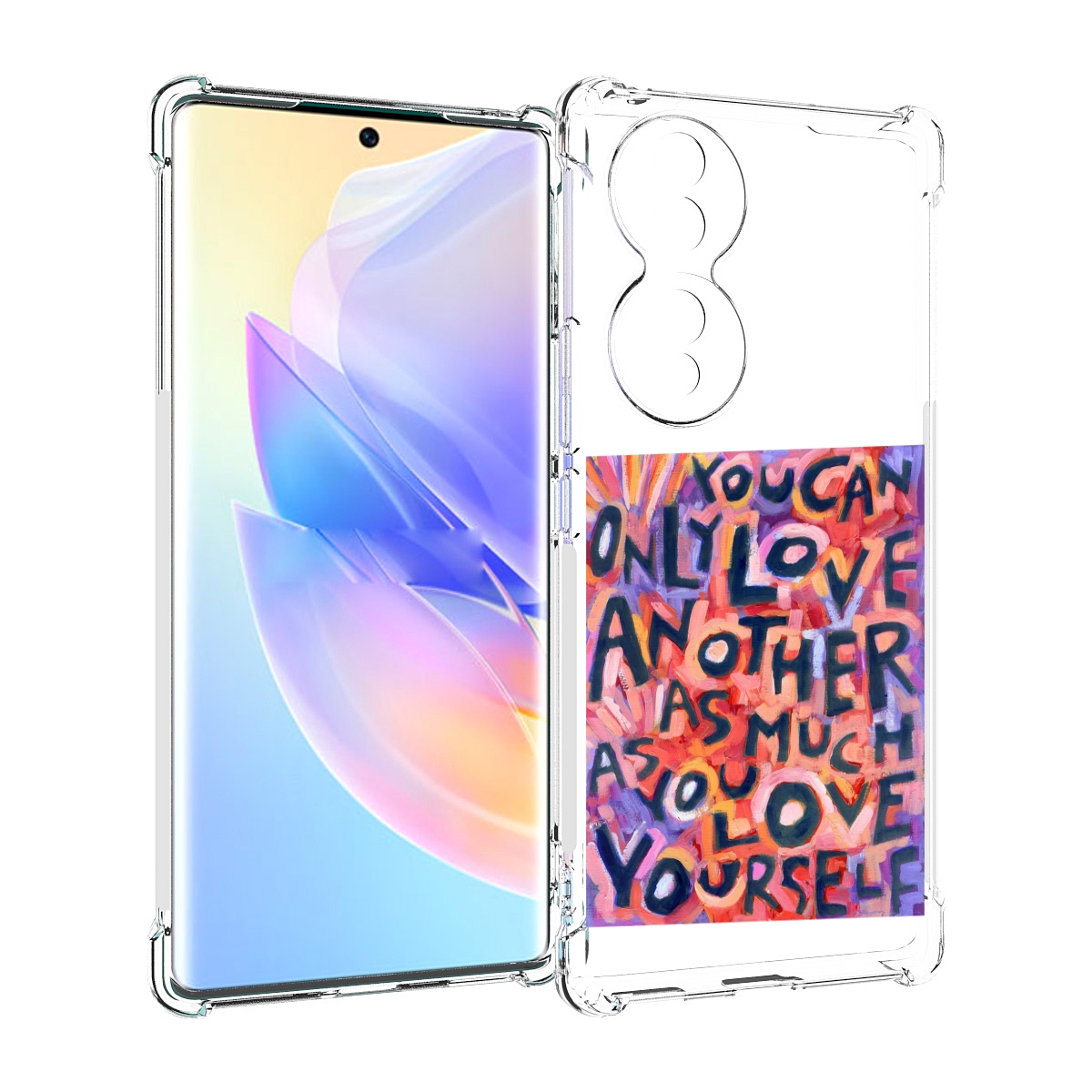 

Чехол MyPads ты-можешь-только-любить для Honor 70, Прозрачный, Tocco