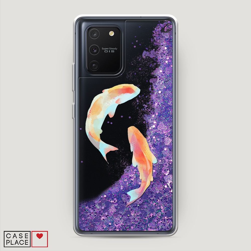 

Чехол Awog на Samsung Galaxy A91/S10 Lite "Акварельные карпы", Разноцветный, 29992-1